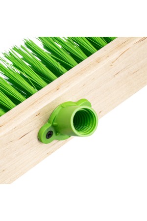 Щетка деревянная для пола, 500 мм, пятирядная, тулейка с резьбой под углом, без черенка Сибртех