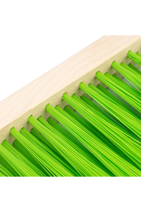 Щетка-сметка трехрядная, 280 мм, деревянная ручка Сибртех