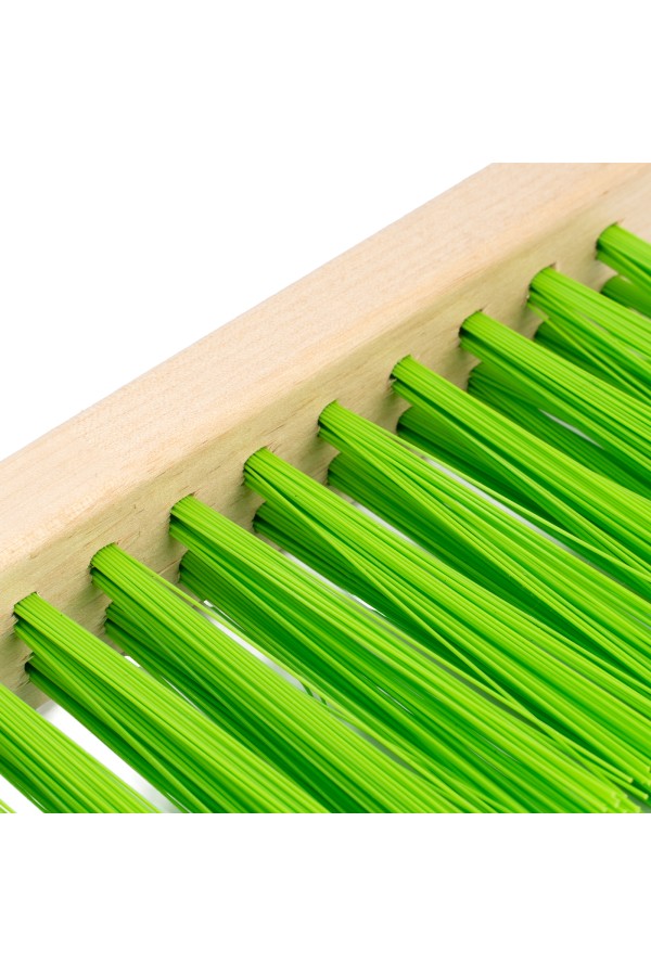 Щетка-сметка двухрядная, 280 мм, деревянная ручка Сибртех