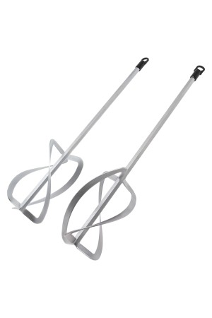 Комплект насадок для строительного миксера, 2шт., 220х560 мм, оцинкованные, хвостовик HEX13// Denzel