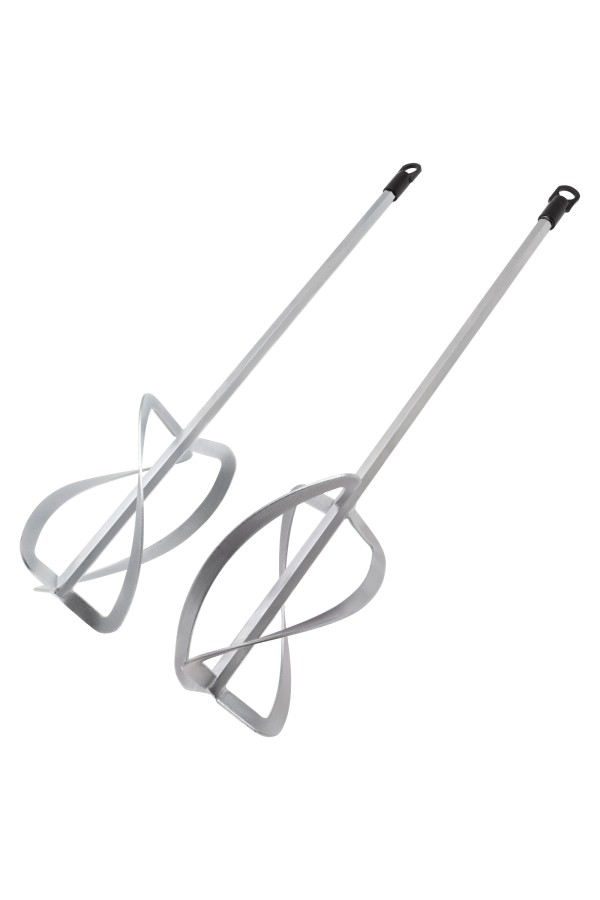 Комплект насадок для строительного миксера, 2шт., 220х560 мм, оцинкованные, хвостовик HEX13 Denzel