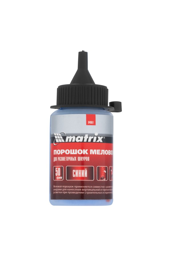 Порошок меловой синий, 50 г, для разметочных шнуров Matrix