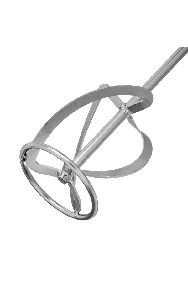 Насадка для миксера, для тяжелых растворов, 120 х 590 мм, оцинкованная, хвостовик резьба М14 Сибртех