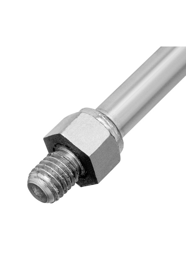 Насадка для миксера, для тяжелых растворов, 120 х 590 мм, оцинкованная, хвостовик резьба М14 Сибртех