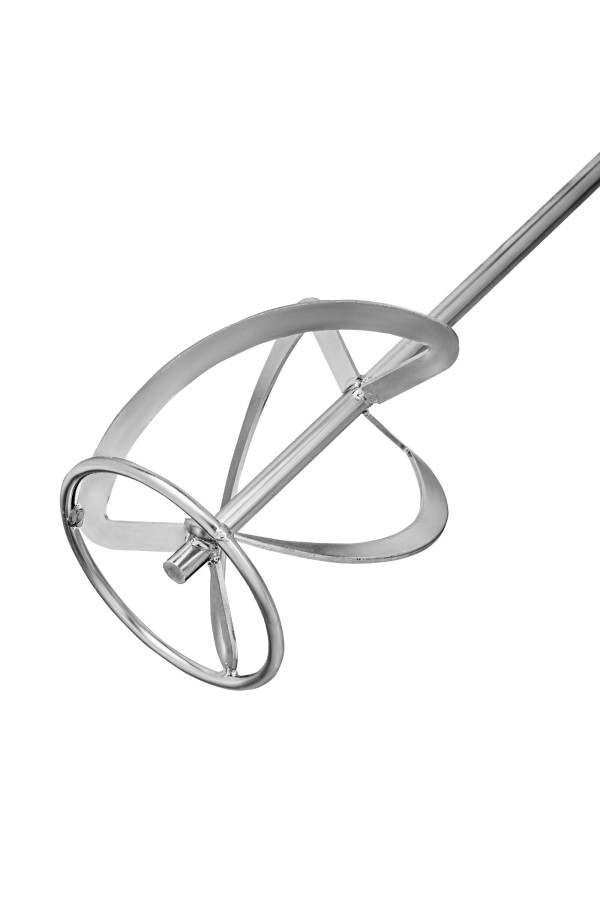 Насадка для миксера, для тяжелых растворов, 140 х 590 мм, оцинкованная, хвостовик резьба М14 Сибртех