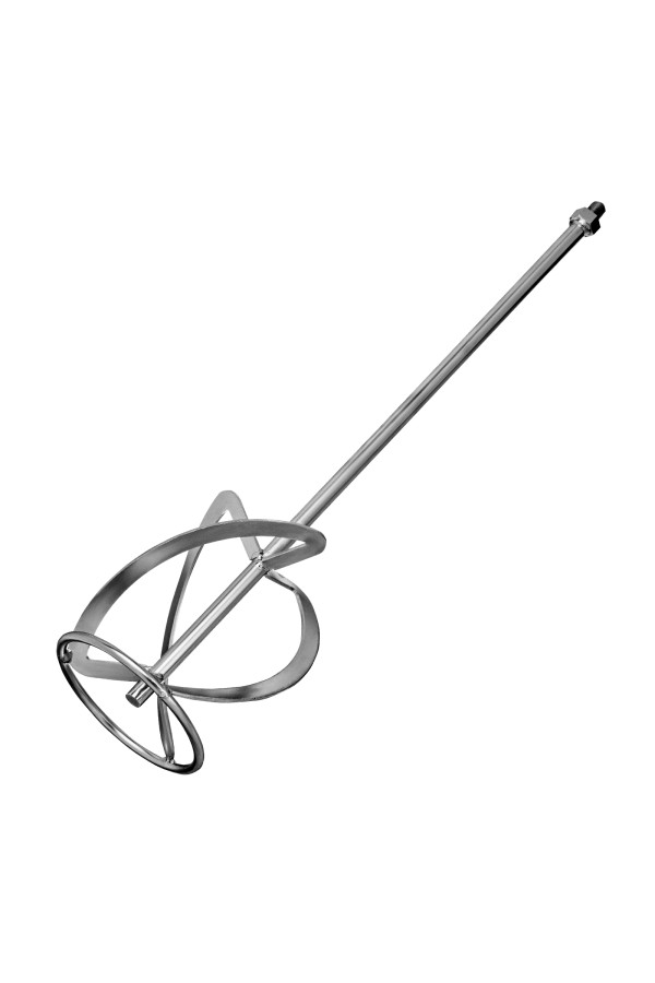 Насадка для миксера, для тяжелых растворов, 140 х 590 мм, оцинкованная, хвостовик резьба М14 Сибртех