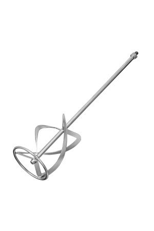 Насадка для миксера, для легких растворов, 140 х 590 мм, оцинкованная, хвостовик резьба М14 Сибртех