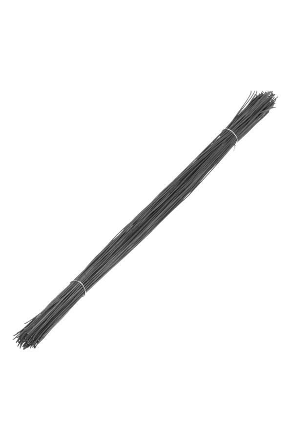 Проволока стальная в прутках 400 мм х 100 шт, вязальная, термообработанная 1.2 мм Сибртех
