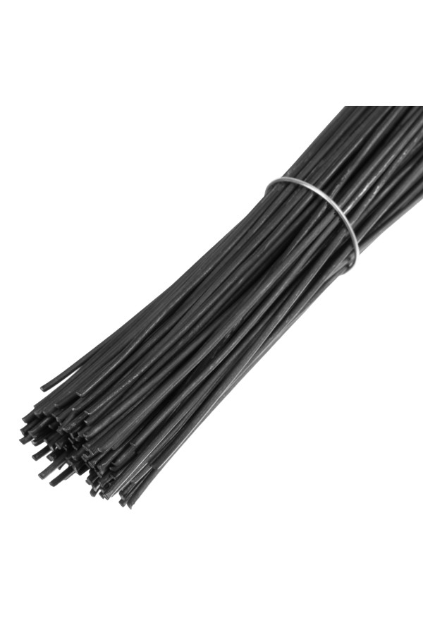 Проволока стальная в прутках 400 мм х 100 шт, вязальная, термообработанная 1.4 мм Сибртех