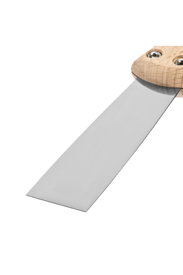 Шпательная лопатка из нержавеющей стали, 30 мм, буковая рукоятка, EFP Matrix