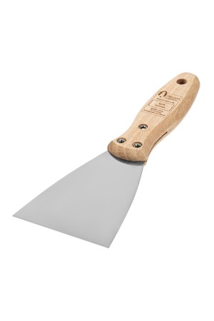 Шпательная лопатка из нержавеющей стали, 80 мм, буковая рукоятка, EFP Matrix