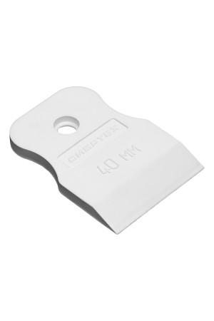 Шпатель, белая резина, 40 мм Россия Сибртех