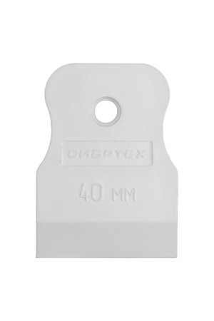 Шпатель, белая резина, 40 мм Россия Сибртех