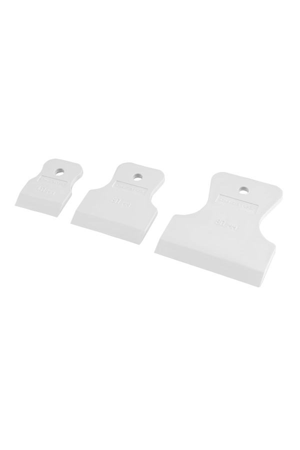 Шпатель, белая резина, 40 мм Сибртех