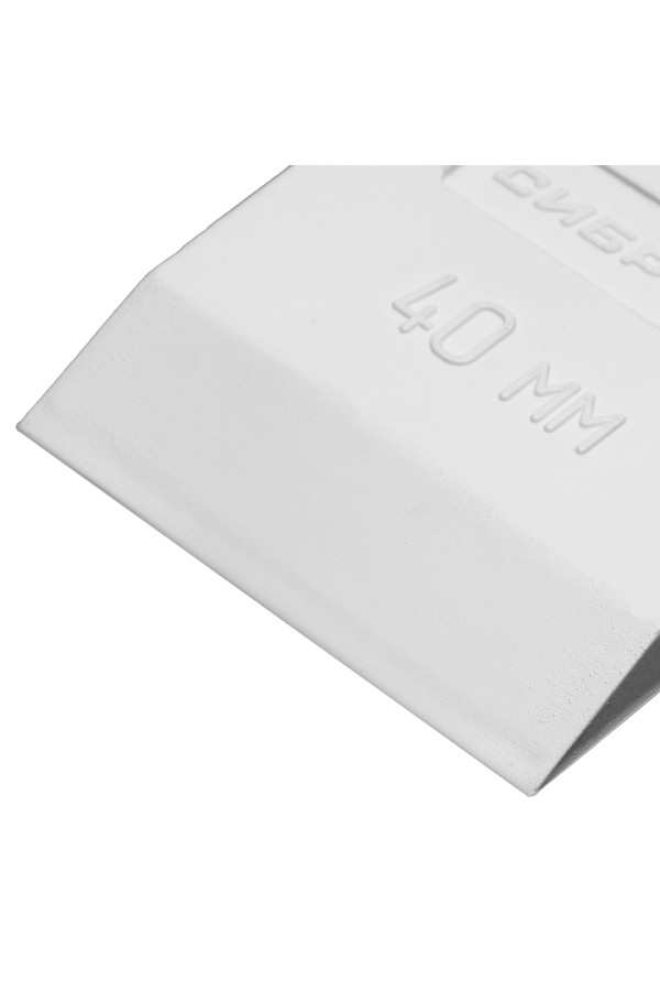 Шпатель, белая резина, 40 мм Сибртех