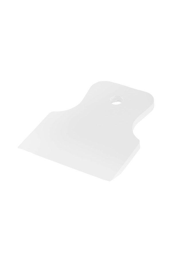 Шпатель, белая резина, 60 мм Сибртех