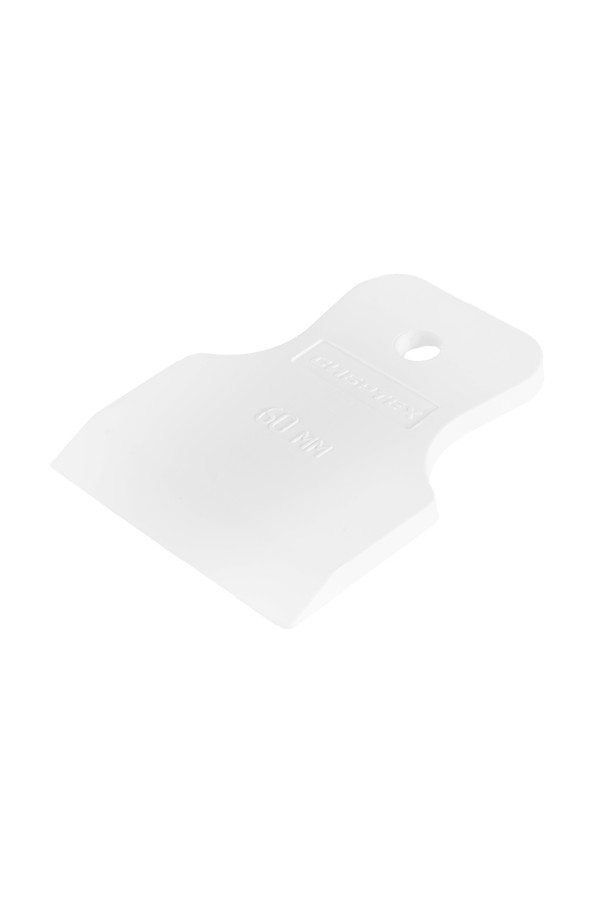 Шпатель, белая резина, 60 мм Сибртех