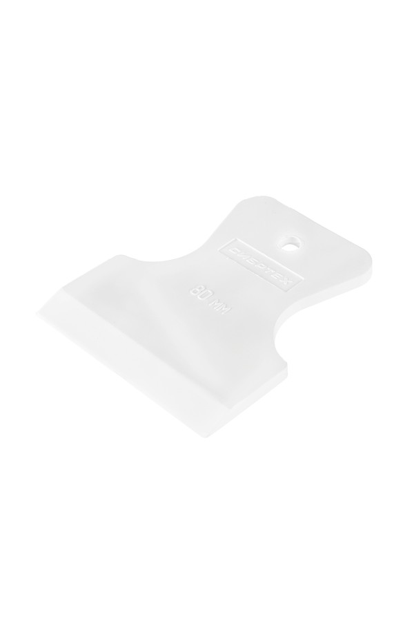 Шпатель, белая резина, 80 мм Сибртех