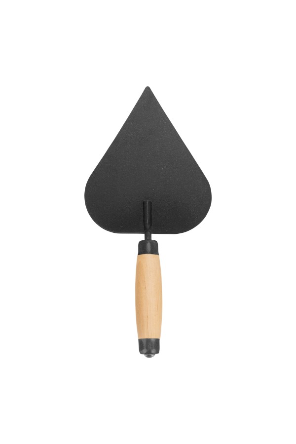 Кельма штукатура стальная, деревянная усиленная ручка