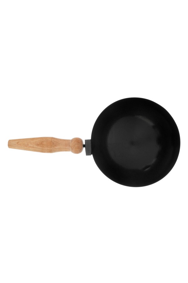 Ковш стальной строительный, 160 мм, деревянная ручка Сибртех