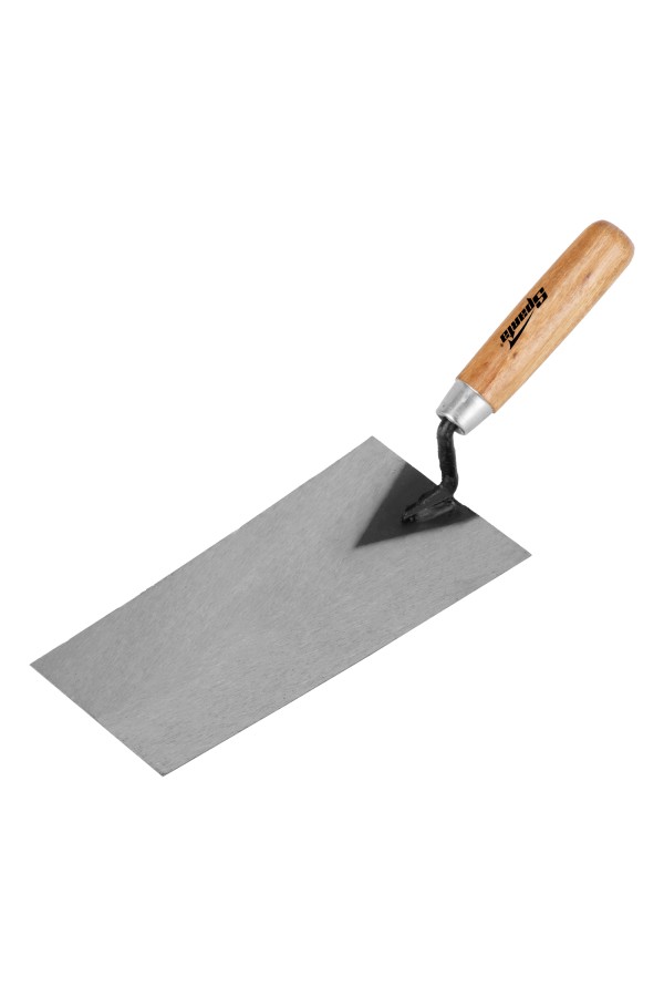 Кельма отделочника стальная, 200 мм, деревянная ручка Sparta