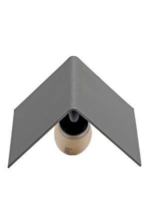 Кельма угловая, 80 х 60 х 60 мм, стальная, для внутренних углов, буковая ручка Сибртех