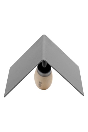 Кельма угловая, 110 х 75 х 75 мм, стальная, для внутренних углов, буковая ручка Сибртех