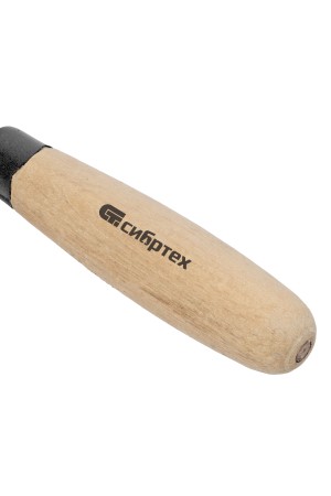 Кельма угловая, 80 х 60 х 60 мм, стальная, для внешних углов, буковая ручка Сибртех