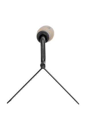 Кельма угловая, 110 х 75 х 75 мм, стальная, для внешних углов, буковая ручка Сибртех