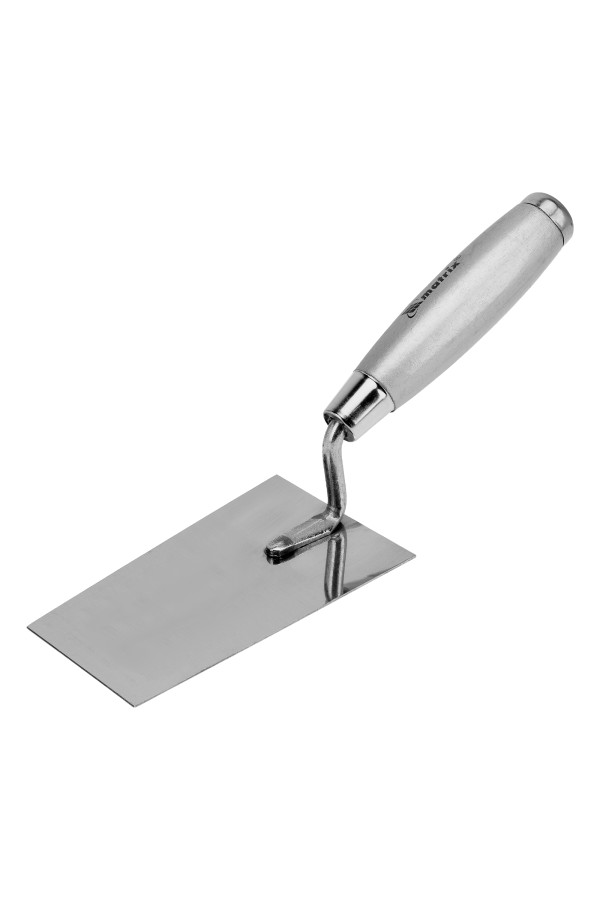 Кельма из нержавеющей стали, 140 х 82 мм, деревянная ручка Matrix