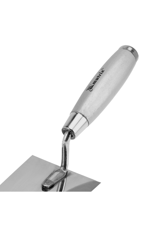 Кельма из нержавеющей стали, 160 х 84 мм, деревянная ручка Matrix