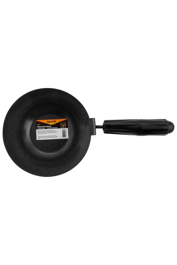 Ковш штукатурный, плоское дно, пластиковая ручка, 160мм Sparta