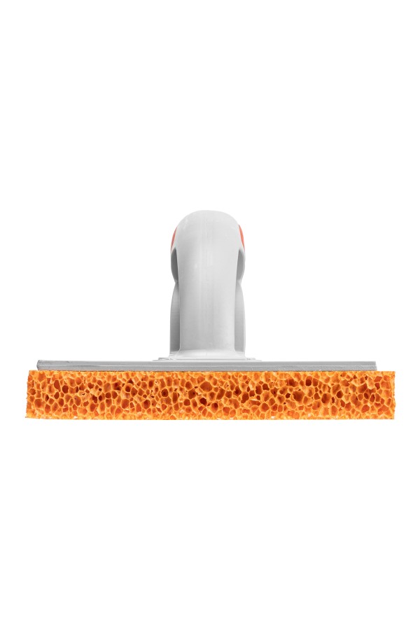 Терка пластмассовая, гидрорезиновое покрытие 18 мм, 270 x 130 мм, двухкомпонентная ручка Matrix