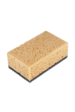 Губка крупнопористая комбинированная для удаления эпоксидной затирки 160х95х60 мм, Россия Сибртех