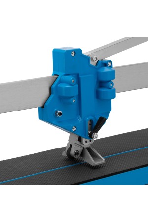 Плиткорез ручной монорельсовый 600 х 14 мм, ходовая каретка, 9/4 регулировка подшипников, литая станина Барс