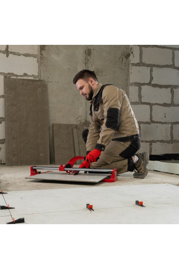 Плиткорез 600 х 16 мм, литая станина,каретка на подшипниках, усиленная рукоятка MTX