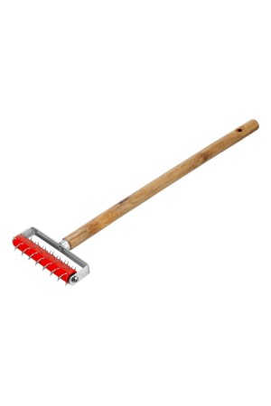 Валик для гипсокартона, 150 мм, игольчатый, деревянная ручка 500 мм MTX