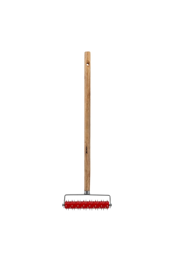 Валик для гипсокартона, 150 мм, игольчатый, деревянная ручка 500 мм MTX