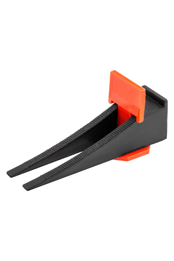 Система выравнивания плитки (СВП) комплект: зажимы, клинья (40/40 шт) в пакете Сибртех