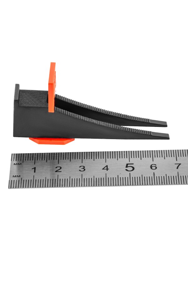 Система выравнивания плитки (СВП) комплект: зажимы, клинья (40/40 шт) в пакете Сибртех
