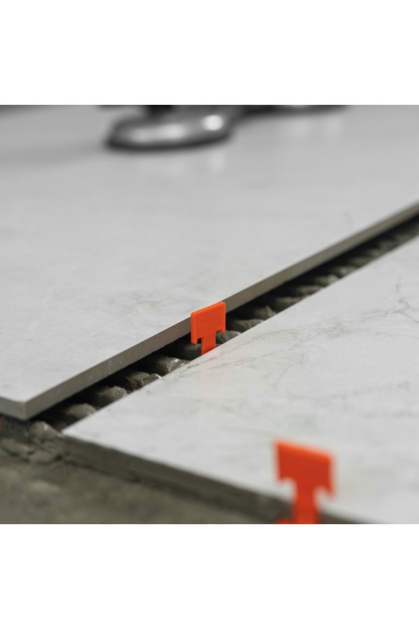 Система выравнивания плитки (СВП) комплект: зажимы, клинья (50/50 шт) упаковка ведро Сибртех