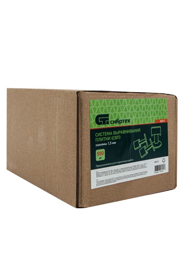 Система выравнивания плитки СВП - зажим 500 шт Сибртех
