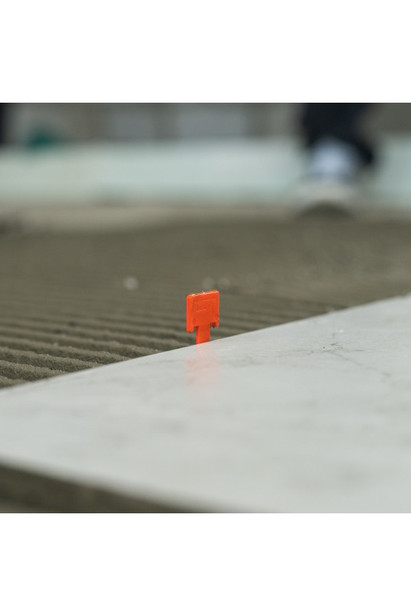 Система выравнивания плитки СВП - комплект: зажим + клин 250/250 шт Сибртех