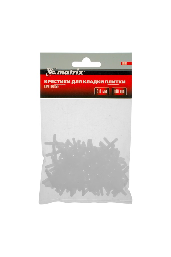 Крестики, 3.0 мм, для кладки плитки, 100 шт Matrix