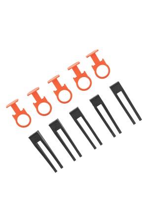 Комплект зажим + клин для системы выравнивания плитки СВП Кольцо, 50/50 шт. в ведре Сибртех