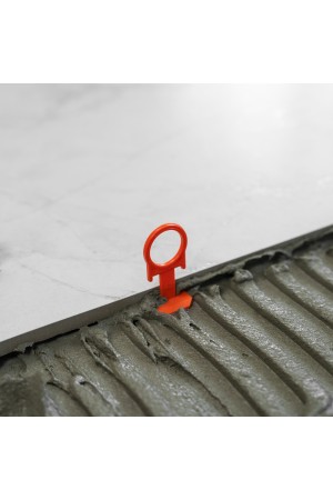 Комплект зажим + клин для системы выравнивания плитки СВП Кольцо, 50/50 шт. в ведре Сибртех