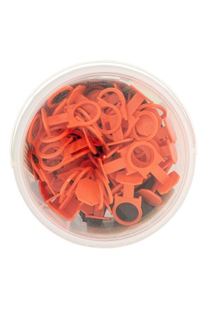 Комплект зажим + клин для системы выравнивания плитки СВП Кольцо, 50/50 шт. в ведре Сибртех