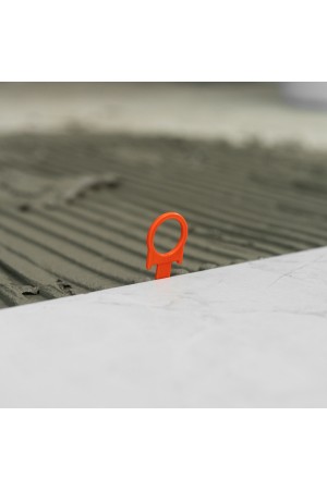 Комплект зажим + клин для системы выравнивания плитки СВП Кольцо, 250/250 шт. в коробе Сибртех