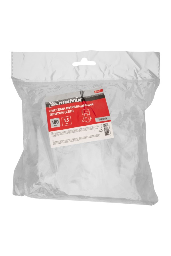 Зажим для системы выравнивания плитки СВП Ворота, 100 шт. в пакете Matrix