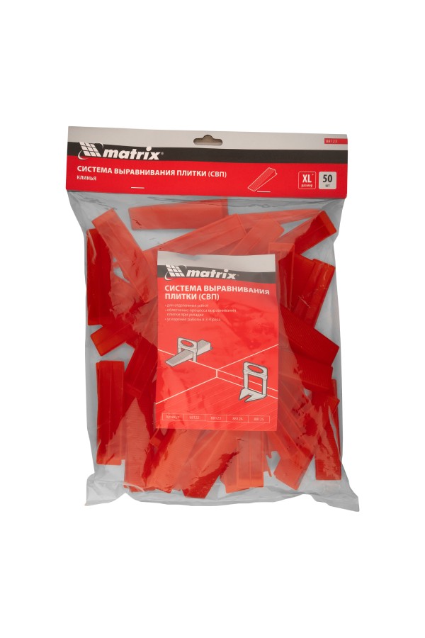 Клин для системы выравнивания плитки СВП Ворота XL, 50 шт. в пакете Matrix